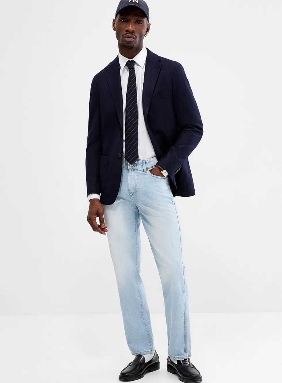 Vintage-blue Noah jean