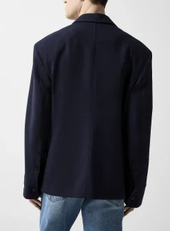 Virgin wool Canevas jacket