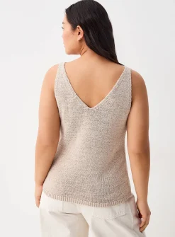 V-neck knit cami