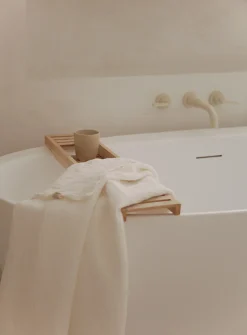 Waffled cotton bath sheet