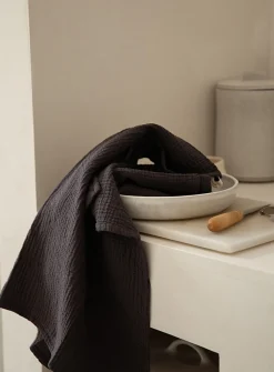 Waffled cotton tea towel set