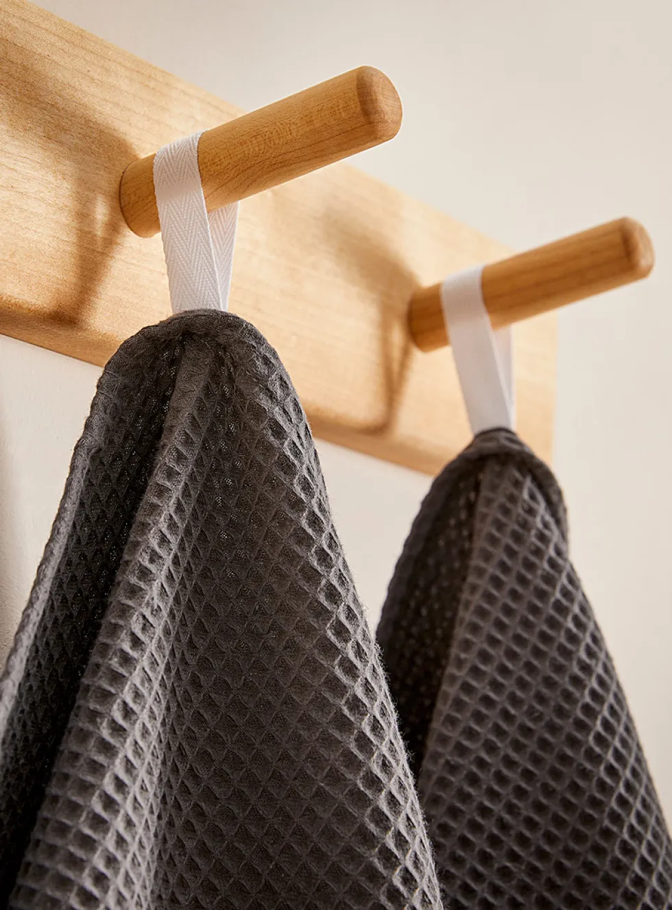 Waffled hand towels