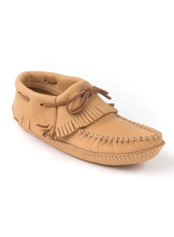 Wahta' (maple) fringed moccasins