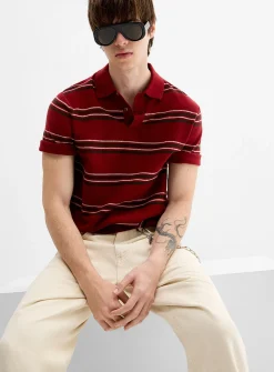 Walker striped polo