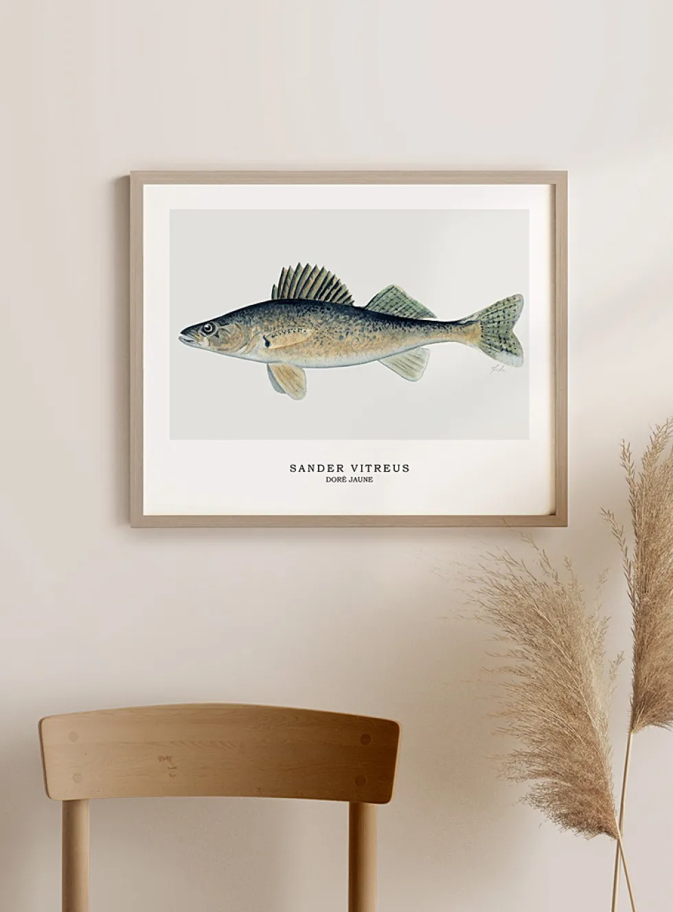 Walleye art print