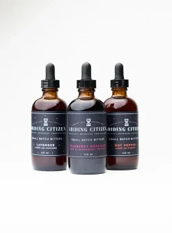 Warm and cool cocktail bitters