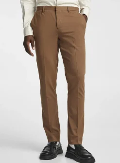 Washable solid twill pant