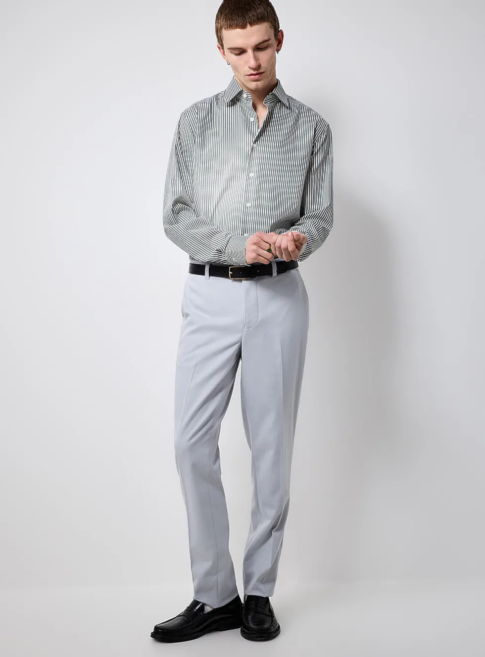Washable solid twill pant