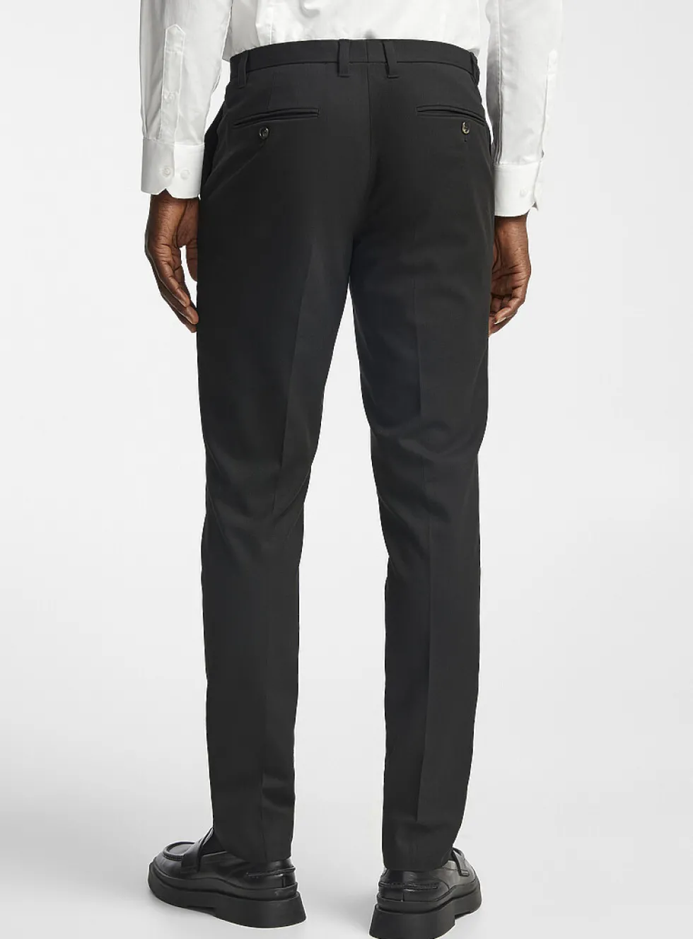 Washable solid twill pant