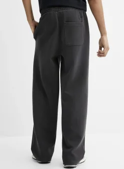 Washed double-knit jersey pant