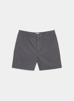 Washed recycled cotton deck short