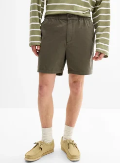 Washed recycled cotton deck short
