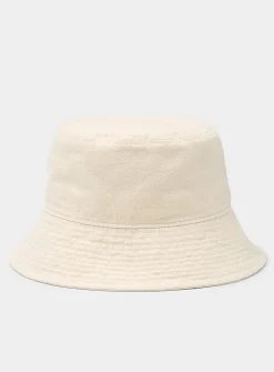 Washed solid bucket hat