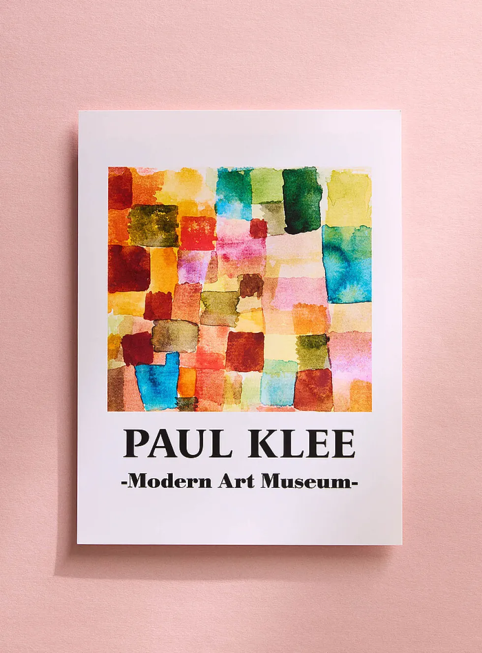 Watercolour-block poster