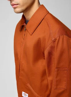 Wavy zip utilitarian jacket