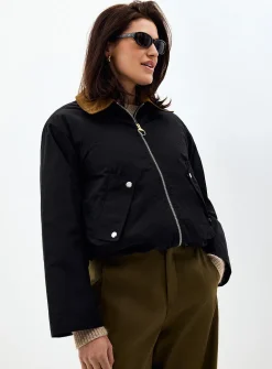 Weaver hooded boxy-fit jacket