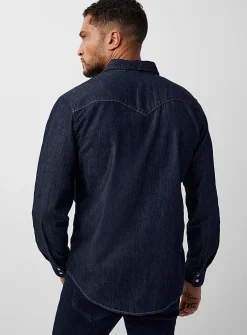 Western denim shirt