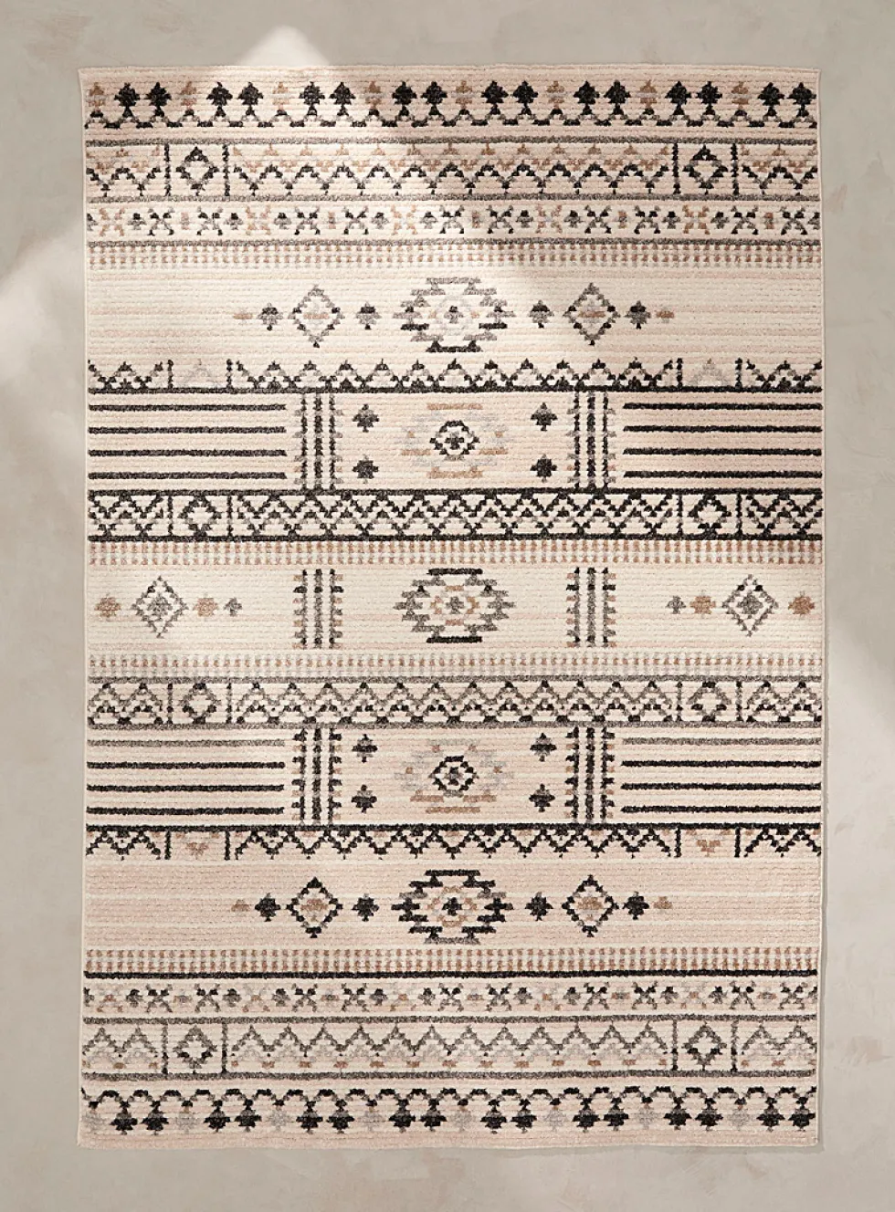 Western pattern textured rug