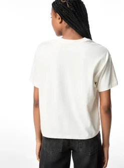 Western print boxy-fit T-shirt