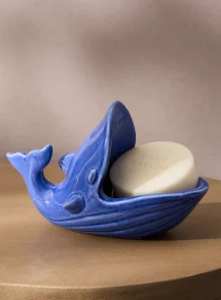 Whale soap dish