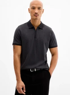 Whistler optical jacquard polo