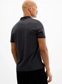 Whistler optical jacquard polo