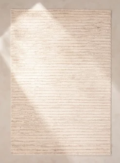 White Birch heathered rug