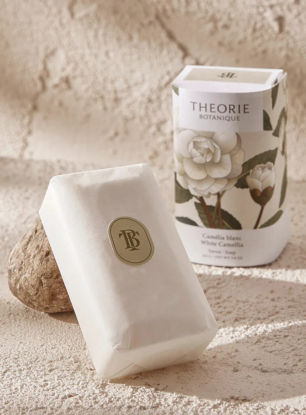White Camellia bar soap