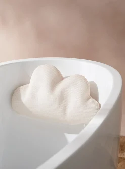 White cloud bath cushion