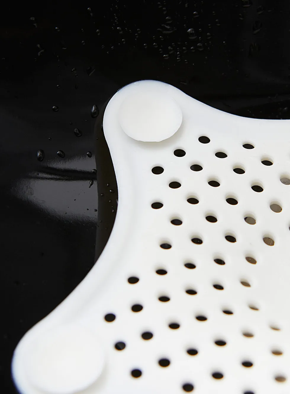 White starfish drain hair catcher