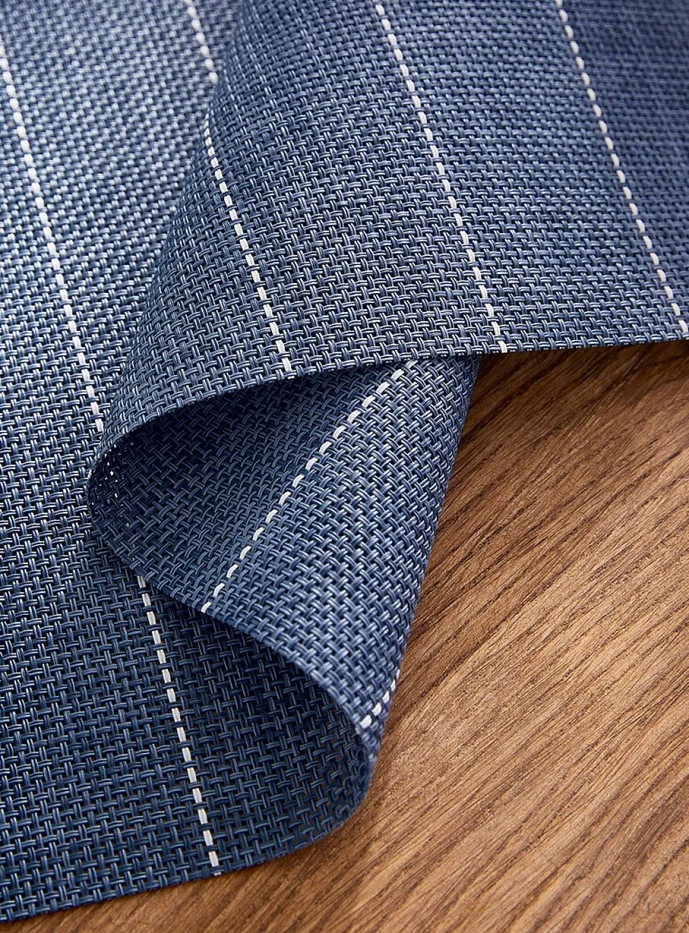 Wide stripes vinyl placemats