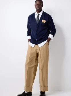 Wide-cuff chinos