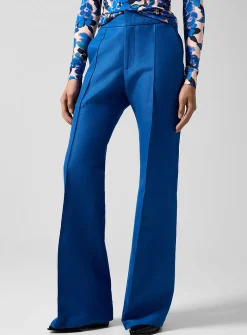 Wide-leg linen pant