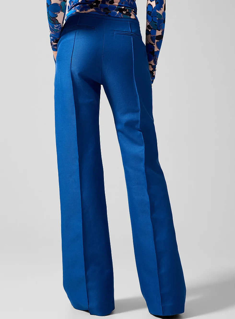 Wide-leg linen pant