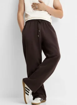 Wide-leg sweatpant