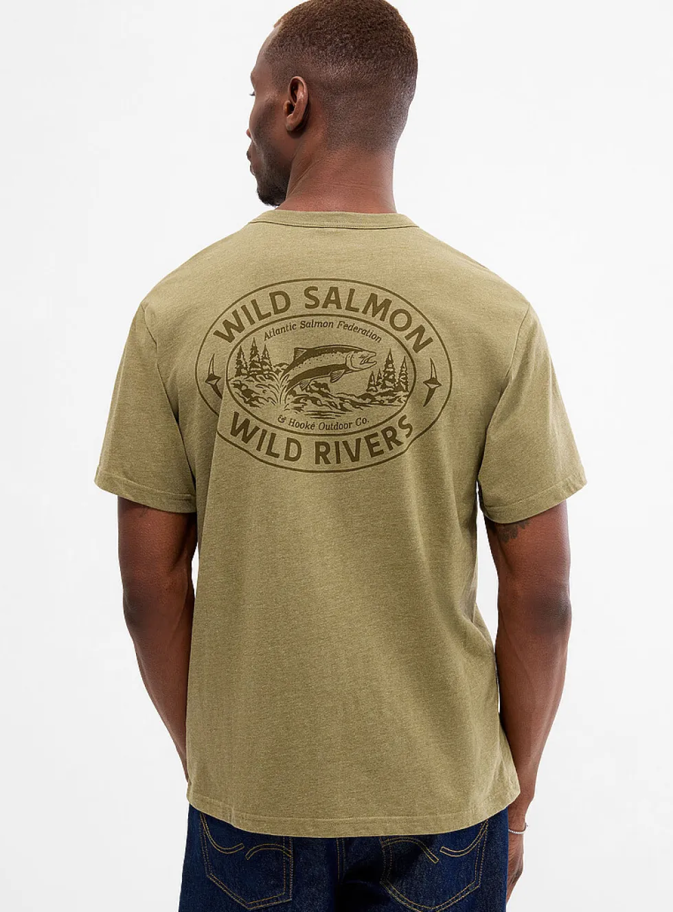 Wild salmon rivers T-shirt