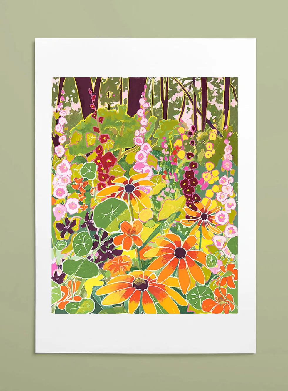 Wildflowers art print
