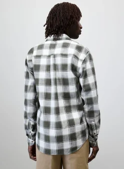 Window tile pattern shirt