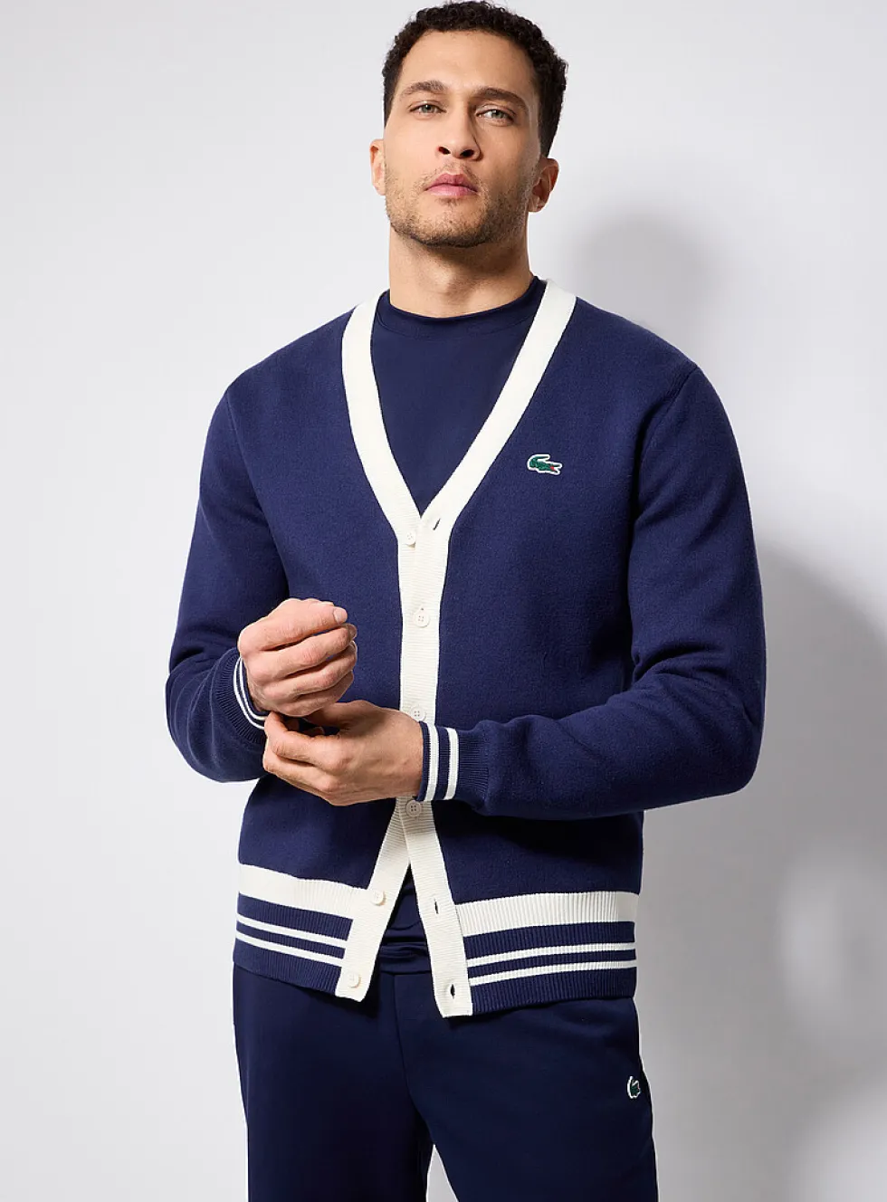 Windproof golf cardigan