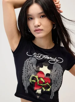 Winged heart mini T-shirt