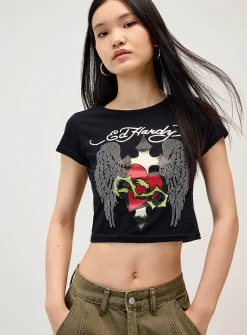 Winged heart mini T-shirt