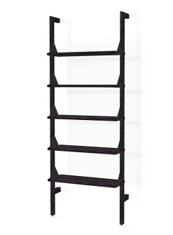 Wood and metal shelf