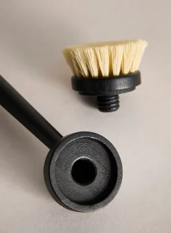 Wood and sisal dish brush