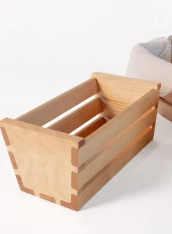 Wooden bread basket