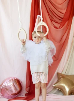 Wooden gymnastic rings