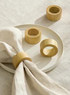 Wooden napkin rings