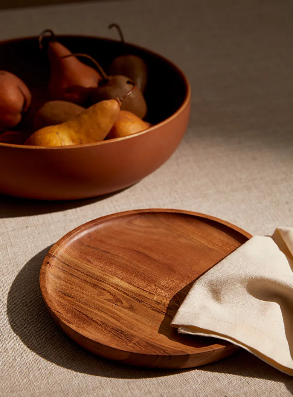 Wooden plate