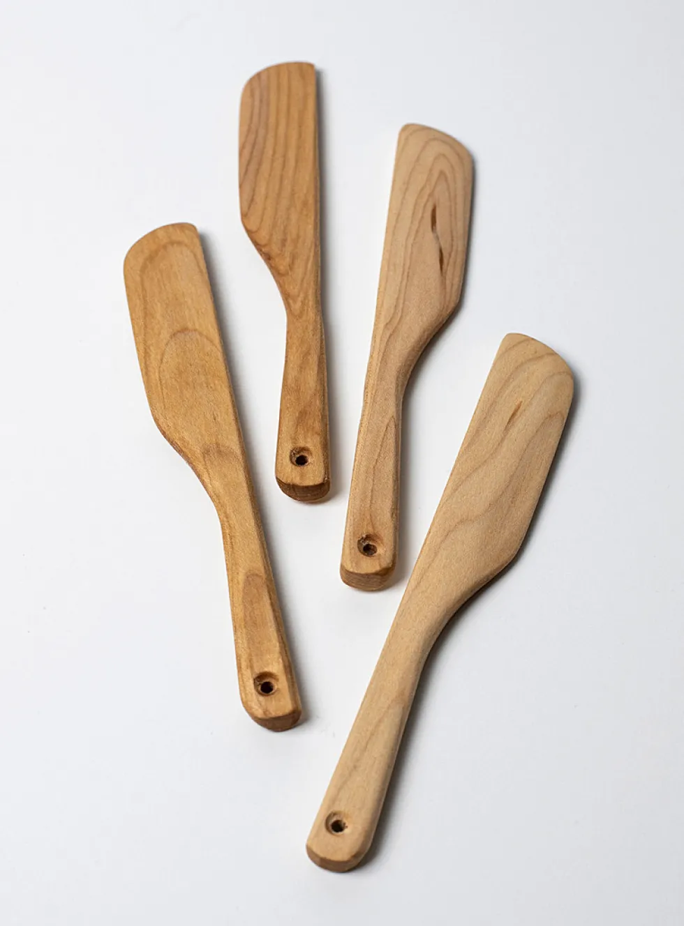 Wooden spreading knives