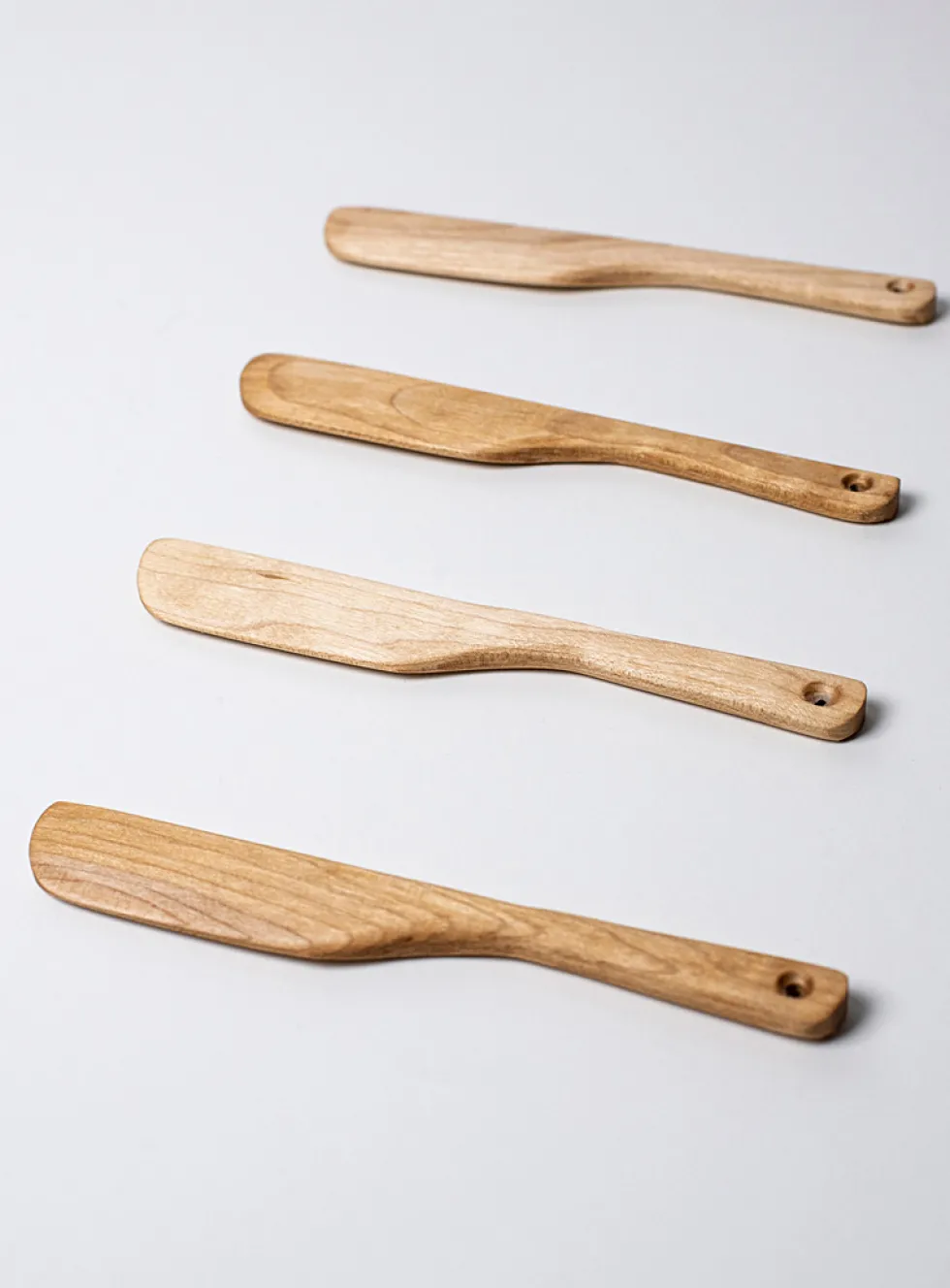 Wooden spreading knives