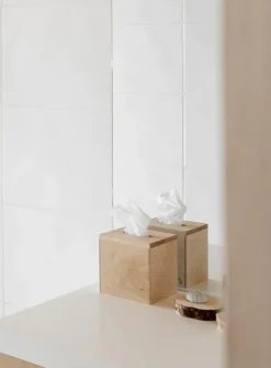 Wooden tissue box cover